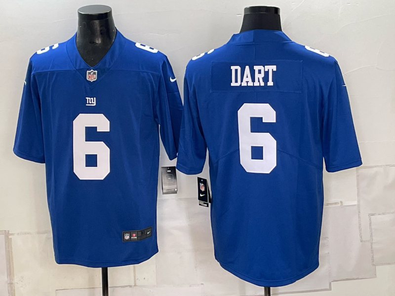 Men New York Giants #6 Dart blue Nike 2026 NFL Game Jersey 0930005